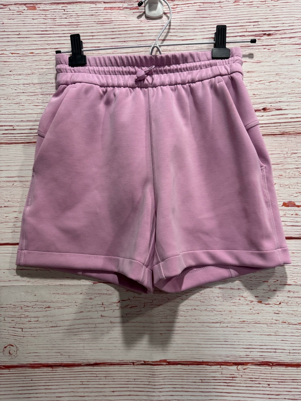 Lululemon Softstreme High-Rise Short 4" in Rose Blush Sz 0